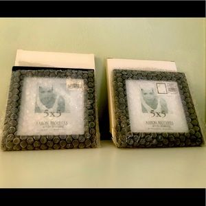 SOLD - Aaron Brothers 5x5 Black Photo Frames